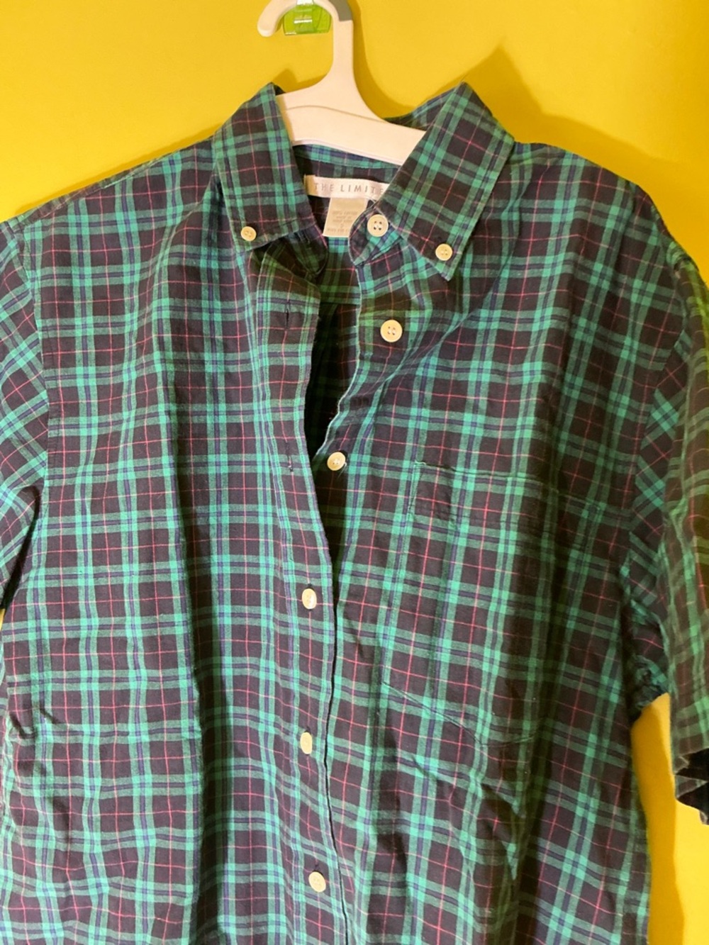 Vintage 90s The Limited Plaid Button Up Shirt